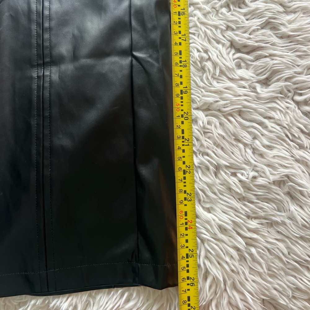 Princess Polly Trouble Pu Laced Up Pants Black - Picture 8 of 8